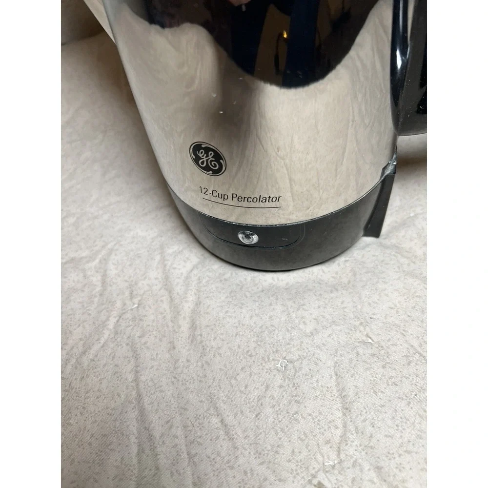 Vintage General Electric Automatic Coffee Percolator 6-12 Cup Missing Cord